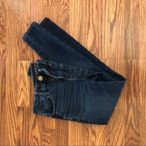 High rise skinny short petite jeans